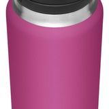 Yeti Rambler 36 oz. Bottle With Chug Cap - A stainless steel water bottle with a black chug cap and handle, featuring a silver base and rim.