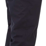 Spyder Men's Mesa Insulated Pants 2021 - Black pants with a black belt and white stitching on the back pocket.