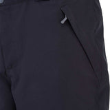 Spyder Men's Mesa Insulated Pants 2021 - Black pants with a subtle white pattern on the side of the leg.