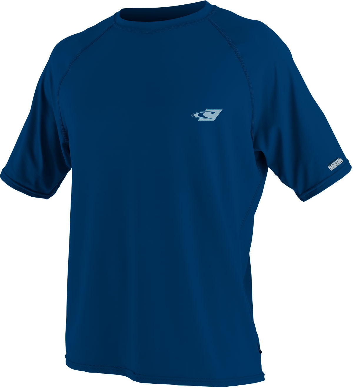 O'Neill Men's 24-7 Tech Short Sleeve Crew Surf Tee Shirt 2017 - A navy blue short-sleeved crew neck t-shirt with a small white logo on the left chest.