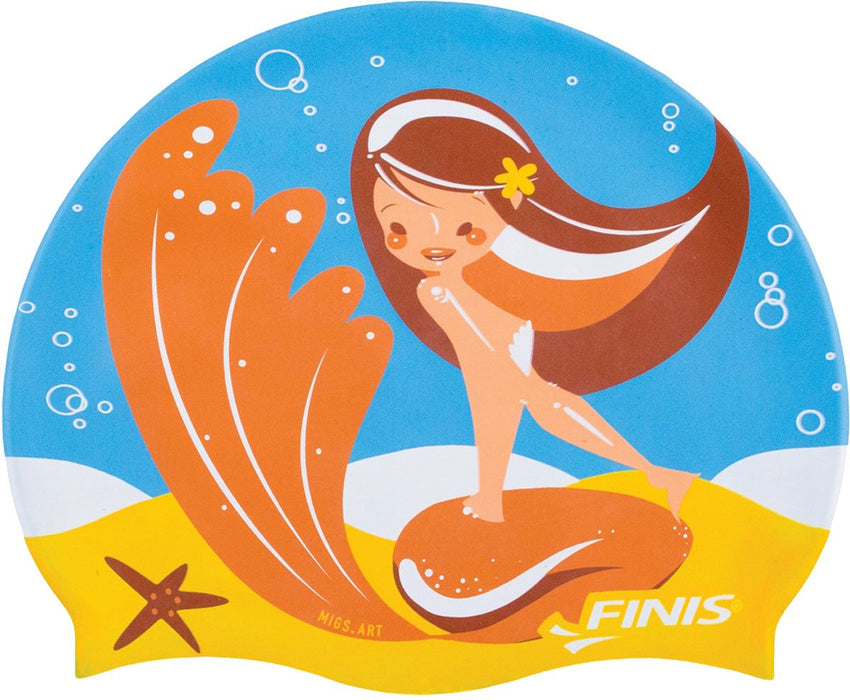 Finis Juniors' Mermaid Silicone Swim Cap