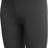 Arena Boys' Board Jammer Swimsuit - A black swimsuit with a white logo on the left leg and a small pocket on the right thigh.