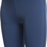 Arena Boys' Board Jammer Swimsuit - A navy blue swimsuit with a white logo on the left leg and a small pocket on the right thigh.