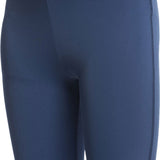 Arena Boys' Board Jammer Swimsuit - A navy blue swimsuit with a white logo on the left leg and a small pocket on the right thigh.