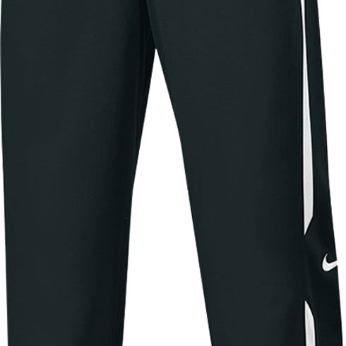 Nike Swim Juniors' Overtime Warm-Up Pant - Black swim trunks with white stripes down the side.