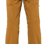 The 686 GLCR GORE-TEX GT Pant 2022 appears to be a pair of tan snow pants with zippered pockets and an adjustable waistband.