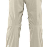 The 686 GLCR Gore-Tex GT Pant 2022 is depicted in a side view with a light tan color and has a distinctive zippered pocket on the right leg.