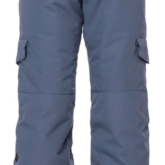 The 686 Girls Lola Insulated Pants 2023 are light blue with a black waistband and belt loops.