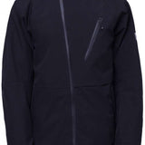 The 686 Hydra Thermagraph Jacket 2024 is black with an insulated hood and zipper closure.