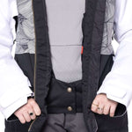 The 686 Women's Athena Insulated Jacket in black and white features a twin tip design with an insulated hood.