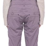 The 686 Ladies Black Magic Insulated Bib has black straps and a quilted pattern on the front.