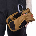 The 686 Geode Thermagraph bib pants are black with an insulated hood and zippered pockets.