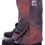 The 686 Women's Geode Thermagraph Bib 2023 in a rich purple color has an insulated hood and is shown from a front view.
