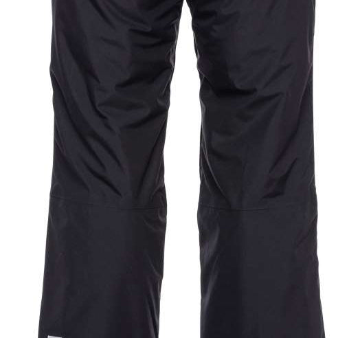 The 686 ladies' Gore-Tex Willow insulated pants are black with an adjustable waistband and have a distinctive white logo on the left leg.