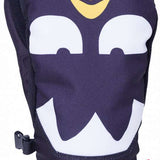 The 686 Women's Revel Mittens 2024 are dark purple with light gray accents on the palms and fingers.