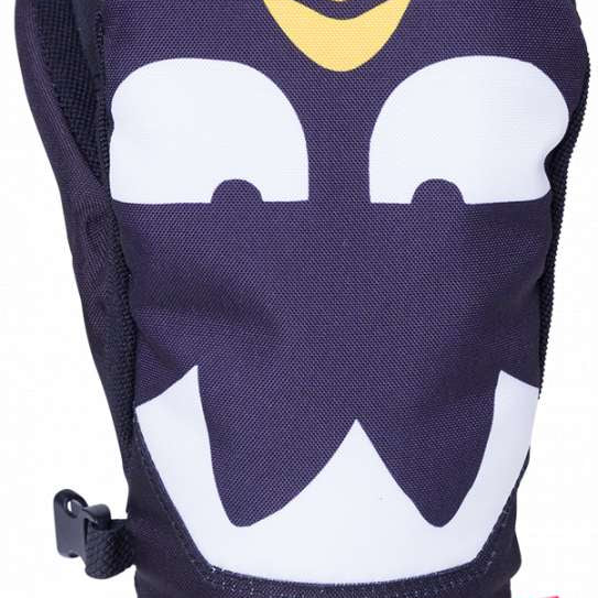 The 686 Women's Revel Mittens 2024 are dark purple with light gray accents on the palms and fingers.