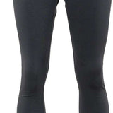 The 686 Ladies Smarty 3 in 1 Cargo Pants, shown from the front view, are black with a high waist and two zippered pockets on either side.