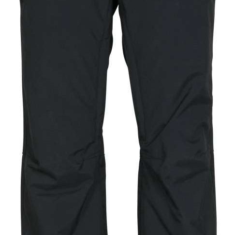 The 686 Ladies Standard Pant 2023 is black with a zippered pocket on the side.