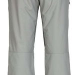 The 686 Ladies Standard Pant 2023 is primarily light gray with black accents and has two zippered pockets on either side.
