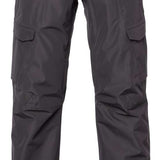 The 686 Quantum Thermagraph Pant 2024 is dark gray with a black zipper and zippered pockets.