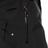 The 686 Quantum Thermagraph Pant 2024 is black with an adjustable BOA dial on the side of the waistband.