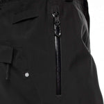 The 686 Quantum Thermagraph Pant 2024 is black with a zippered fly and an adjustable waistband.