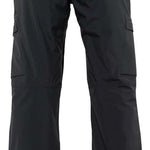 The 686 Quantum Thermagraph Pant 2024 is black with a zippered fly and two front pockets.