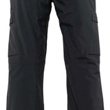 The 686 Quantum Thermagraph Pant 2024 is black with a zippered fly and two front pockets.