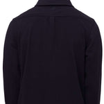 The 686 Sierra Fleece Flannel 2024 is depicted in a solid black color on a front view.