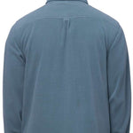 The 686 Sierra Fleece Flannel 2024 is a dark green flannel shirt with a collar and two chest pockets.