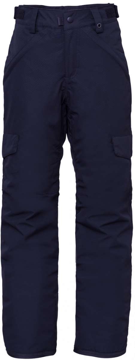 The 686 Lola Junior's Insulated Pant 2024 is dark gray with a high waist and adjustable belt loops.