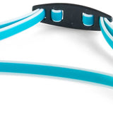 Speedo Vanquisher 2.0 Mirrored Swim Goggle - A mirrored lens swim goggle with a sleek black frame and strap.