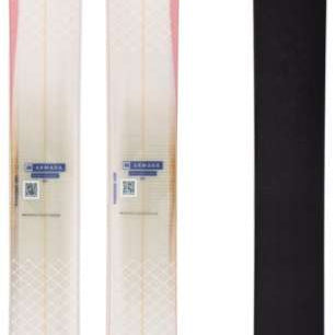 Armada Women's Trace 88 Skis 2022 - White skis with blue and yellow accents on top sheet.