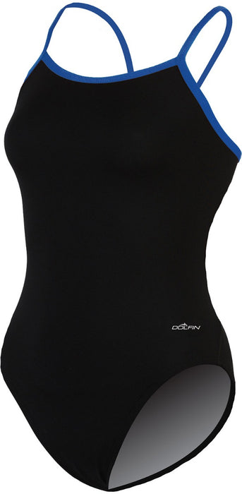 Dolfin Ladies' Varsity String Back One-Piece Swimsuit