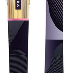Armada Women's Relience 88 C Flat Ski 2023 - A black and white ski with a geometric pattern on top of it.