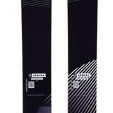 Armada Women's Relience 88 C Flat Ski 2023 - A black ski with a pink stripe at the top and a geometric pattern on the bottom.