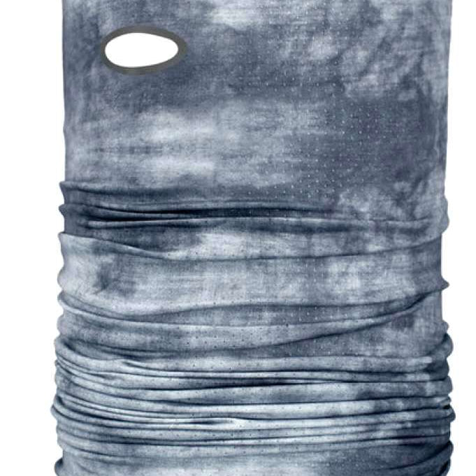 AIRTUBE DRYLITE - Grey neck gaiter with a small white logo on the upper right side.