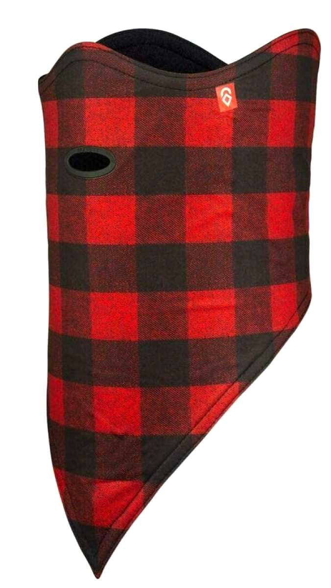 FACEMASK STANDARD 10K SS 12W - A black facemask with a white logo on the left side.