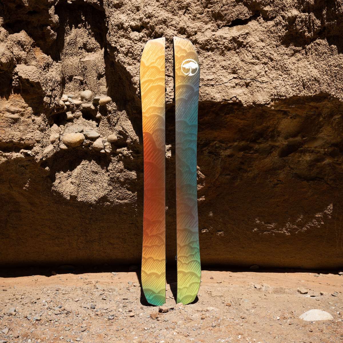 Arbor Guch Splitboard Skin - 2024 splitboard skin with a black base and white grid pattern.