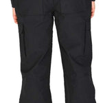 Arctix Snowboard Cargo Pants 2023 - Black snowboard pants with cargo pockets on each thigh and a black belt loop at the back.