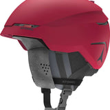 Atomic Savor Amid Helmet 2022-2023 - A matte black helmet with a sleek, aerodynamic design and ventilation system visible on top.