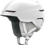 Atomic Savor Amid Helmet 2022-2023 - A white helmet with a black visor and chin strap, featuring an "A" logo on the side.