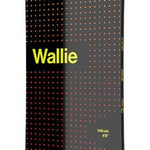 Bataleon Wallie Snowboard 2024 - Black snowboard with yellow and red dots on top sheet.