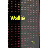 Bataleon Wallie Snowboard 2024 - Black snowboard with yellow and red dots on top sheet.