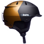 Bern Hendrix MIPS Helmet 2024 - Matte black helmet with a white logo on the side and ventilation holes along the top.