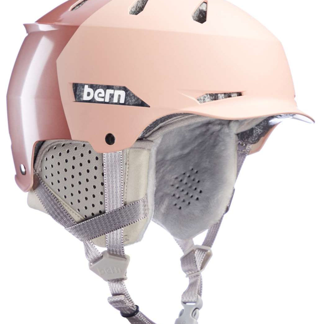 Bern Hendrix MIPS Helmet 2024 - A matte black helmet with a white logo on the front and ventilation holes along the top.