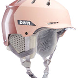 Bern Hendrix MIPS Helmet 2024 - A matte black helmet with a white logo on the front and ventilation holes along the top.