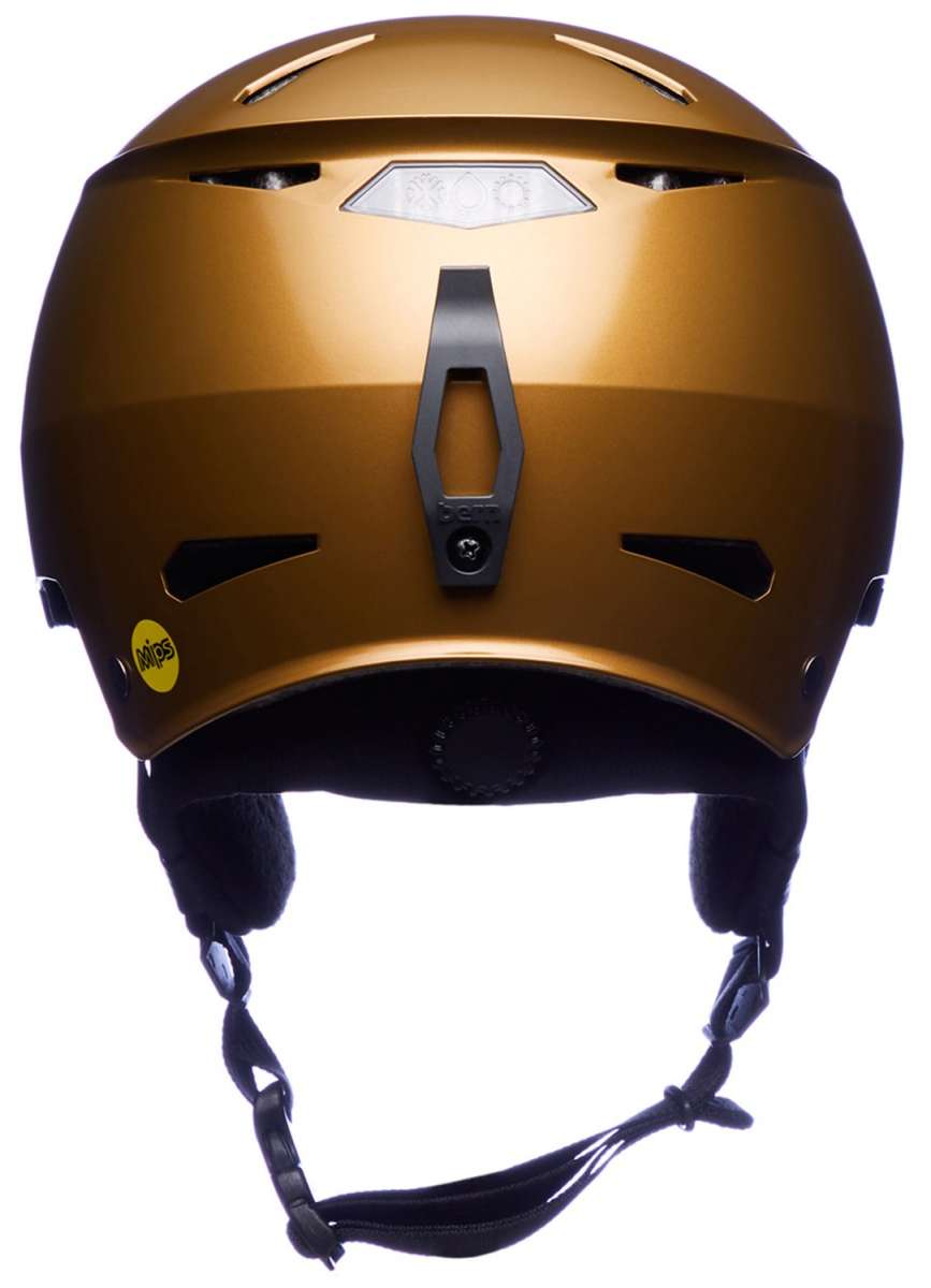 Bern Hendrix MIPS Helmet 2024 - Matte black helmet with a white logo on the front and a sleek, aerodynamic design.