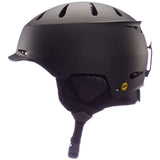 Bern Hendrix MIPS Helmet 2024 - Matte black helmet with a sleek, aerodynamic design and ventilation holes on top.