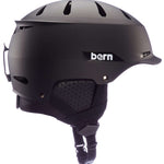 Bern Hendrix MIPS Helmet 2024 - Matte black helmet with a sleek, aerodynamic design and ventilation holes on top.